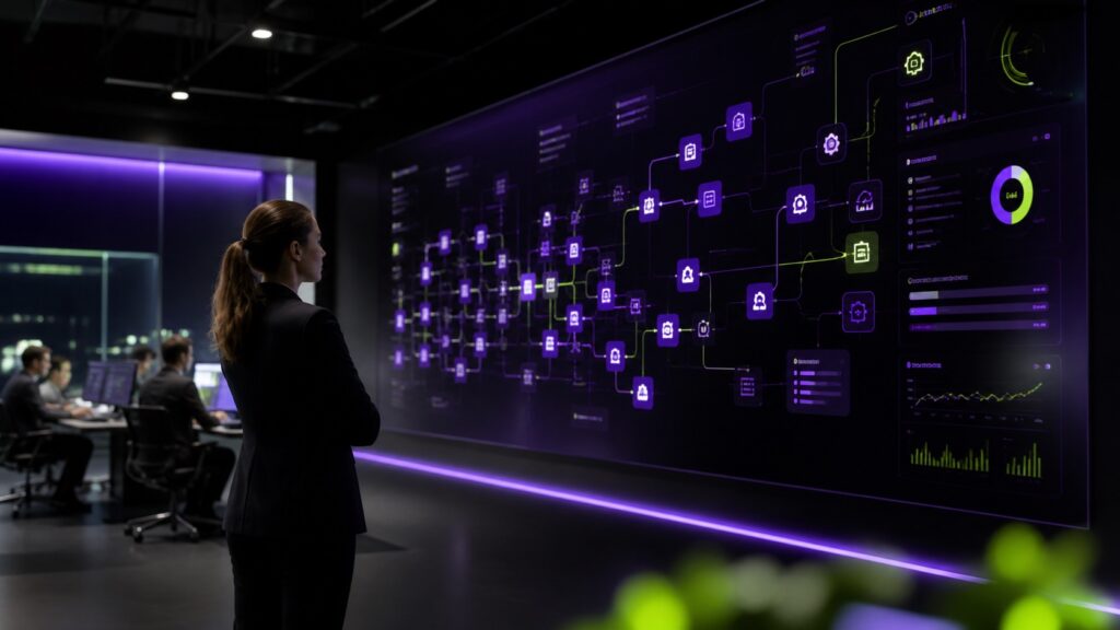 AI Agents vs Automation: Choosing the Right System for the Work business technology editorial image