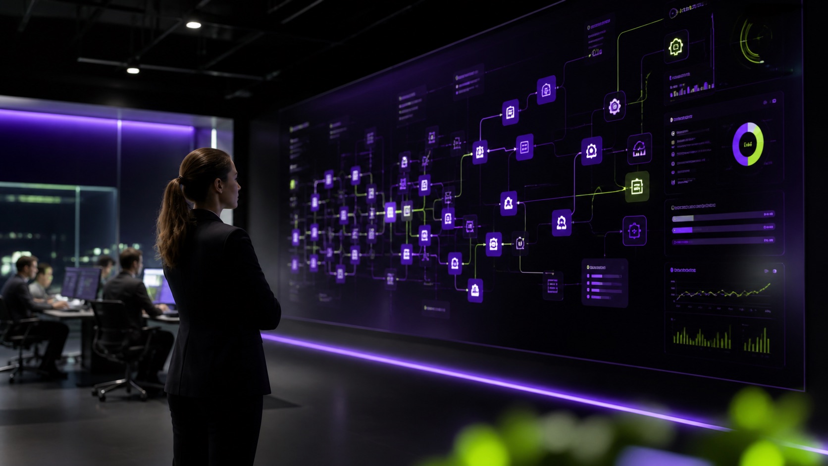 AI Agents vs Automation: Choosing the Right System for the Work business technology editorial image