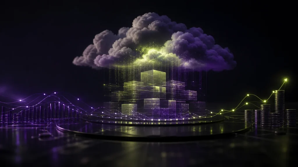 Cloud architecture economics connecting usage, performance, modularity and business margin